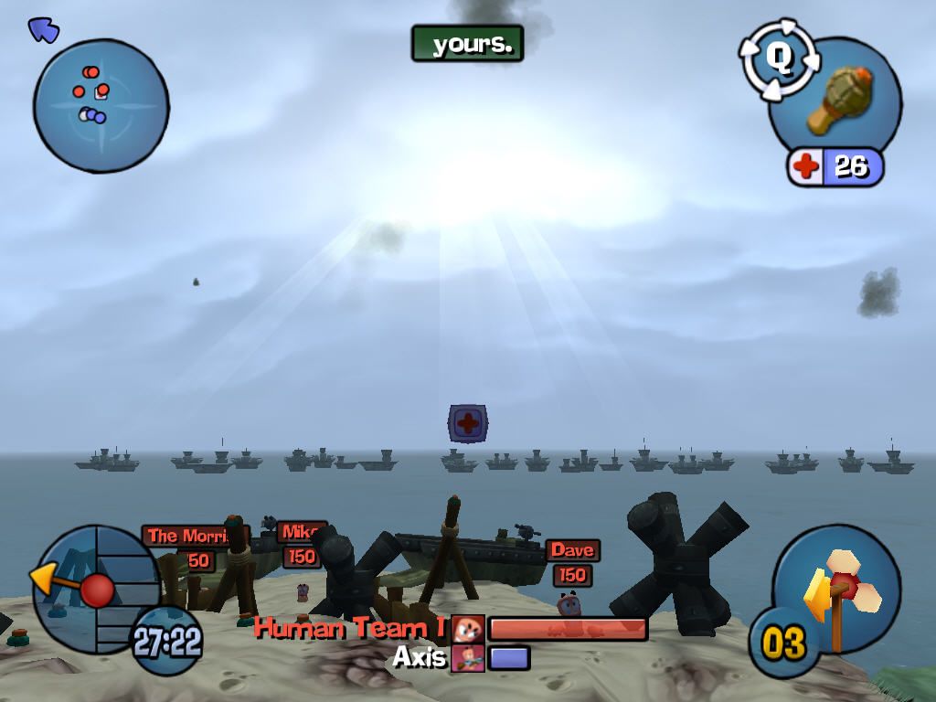 Worms 3D screenshot 5 for Gamecube